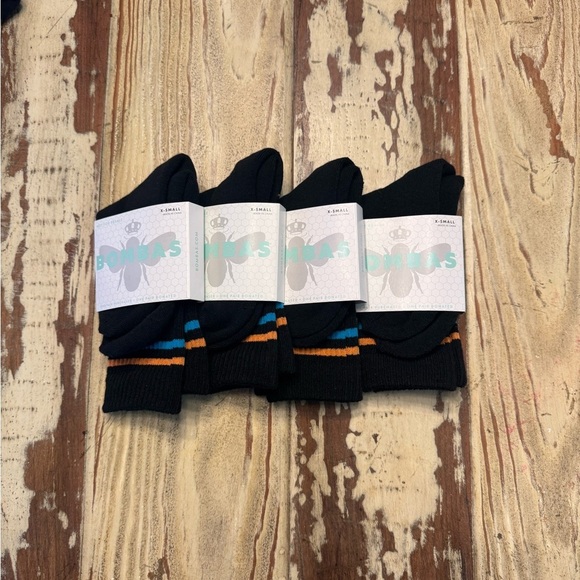 BOMBAS | Medium solids ankle socks 4-pack - Picture 1 of 1
